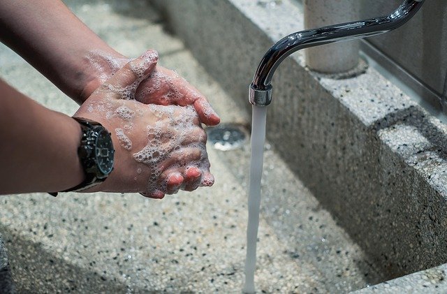 washing hand