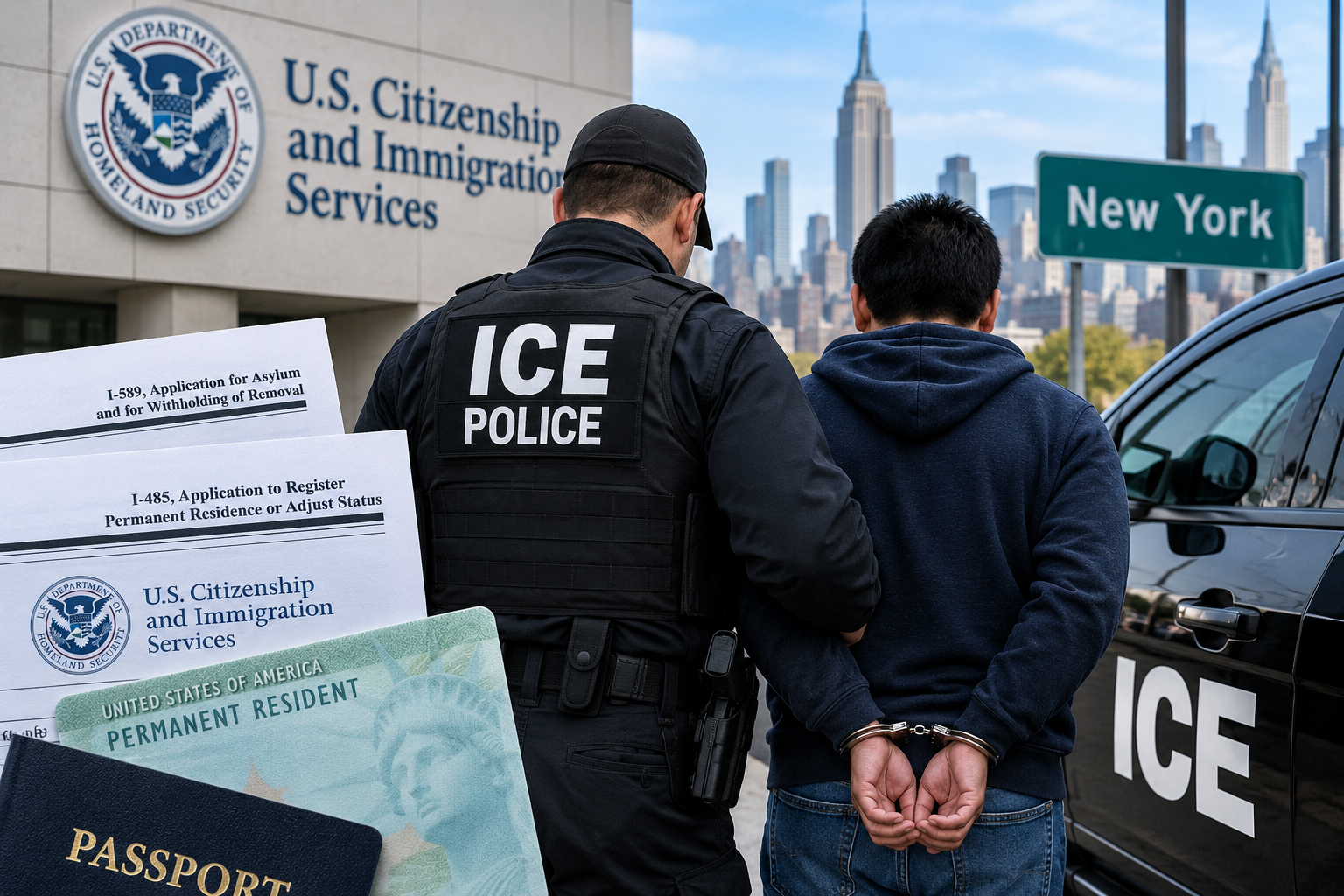 Can ICE Arrest You If You Have a Pending Asylum or Green Card Case? What New Yorkers Should Know