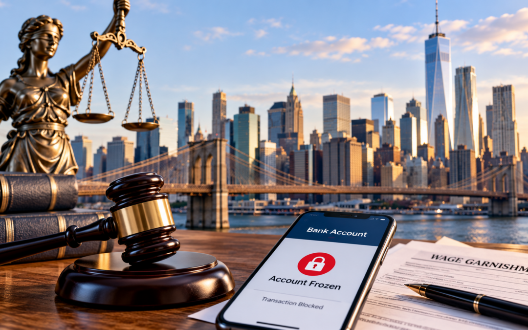 Can a Creditor Freeze Your Bank Account or Garnish Your Wages in New York in 2026?